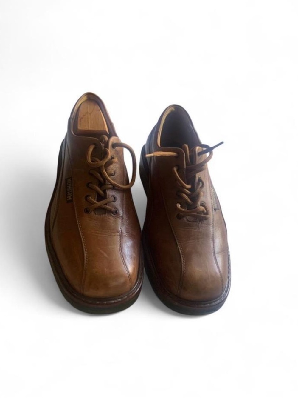 Mephisto Abel Air Relax Tan Leather Goodyear Welted Oxfords ShoesUs 9.5 brown